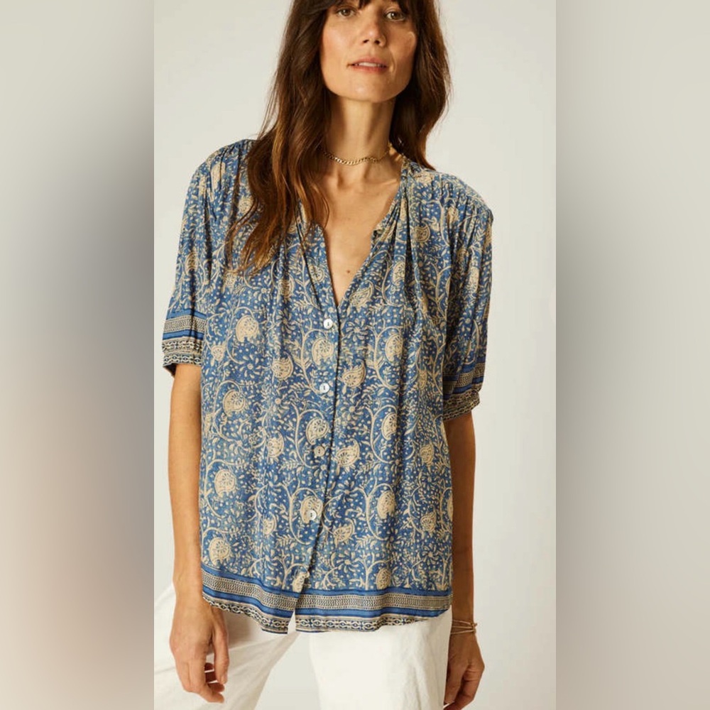 Natalie Martin violet top